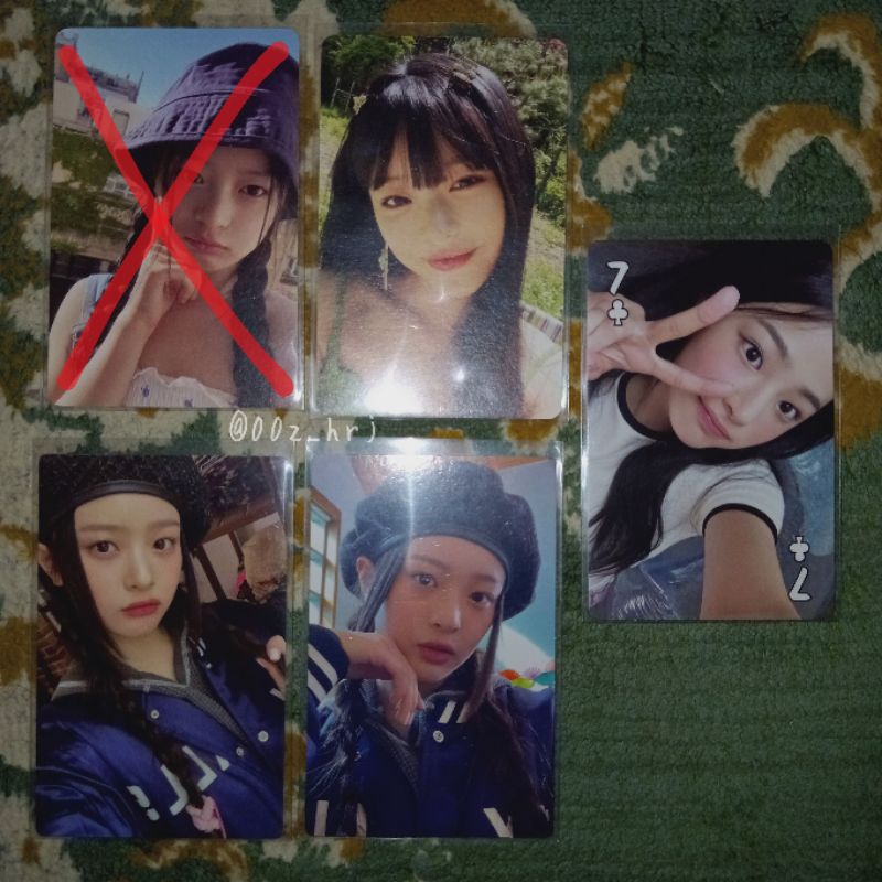 official photocard pc newjeans hanni minji bucket tinkerbell bunnies camp season greetings sg23 new 