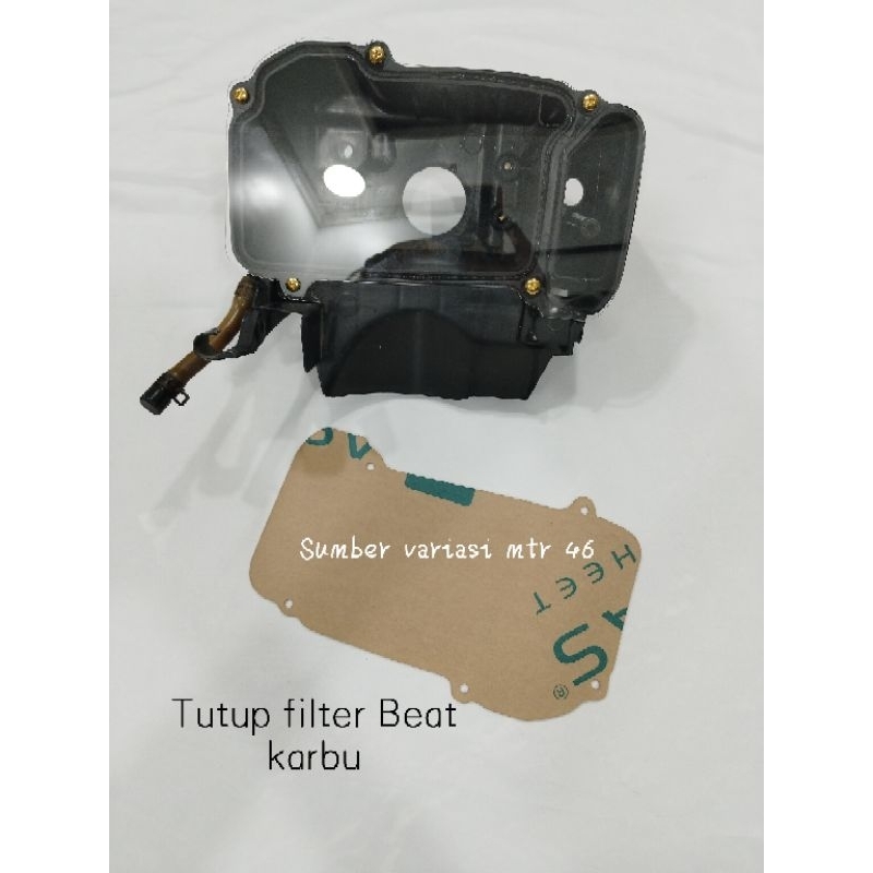 Tutup Filter udara Akrilik Bening Beat Karbu