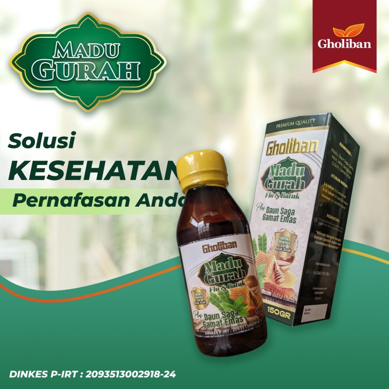 

Madu Gurah Flu & Batuk Gholiban150gr