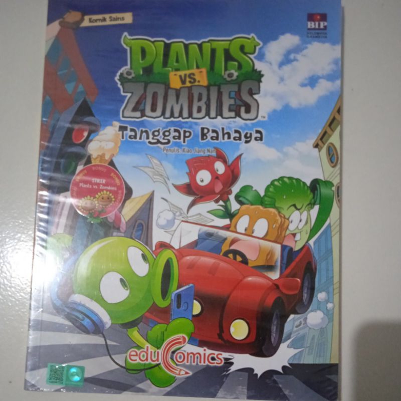 Komik sains anak Plants vs zombie