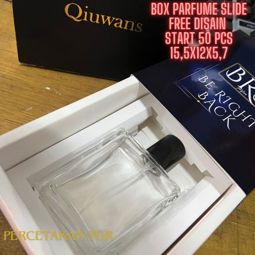 

BOX PARFUM SLIDING KOTAK 50ML BOX KEMASAN PARFUM BOTOL