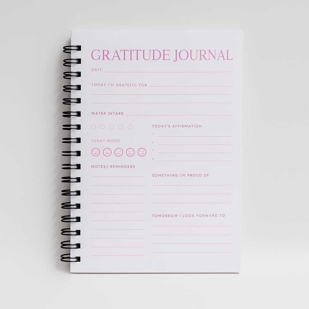 

Gratitude Journal A6 60 Halaman - Buku Syukur Harian Coklat / Hitam