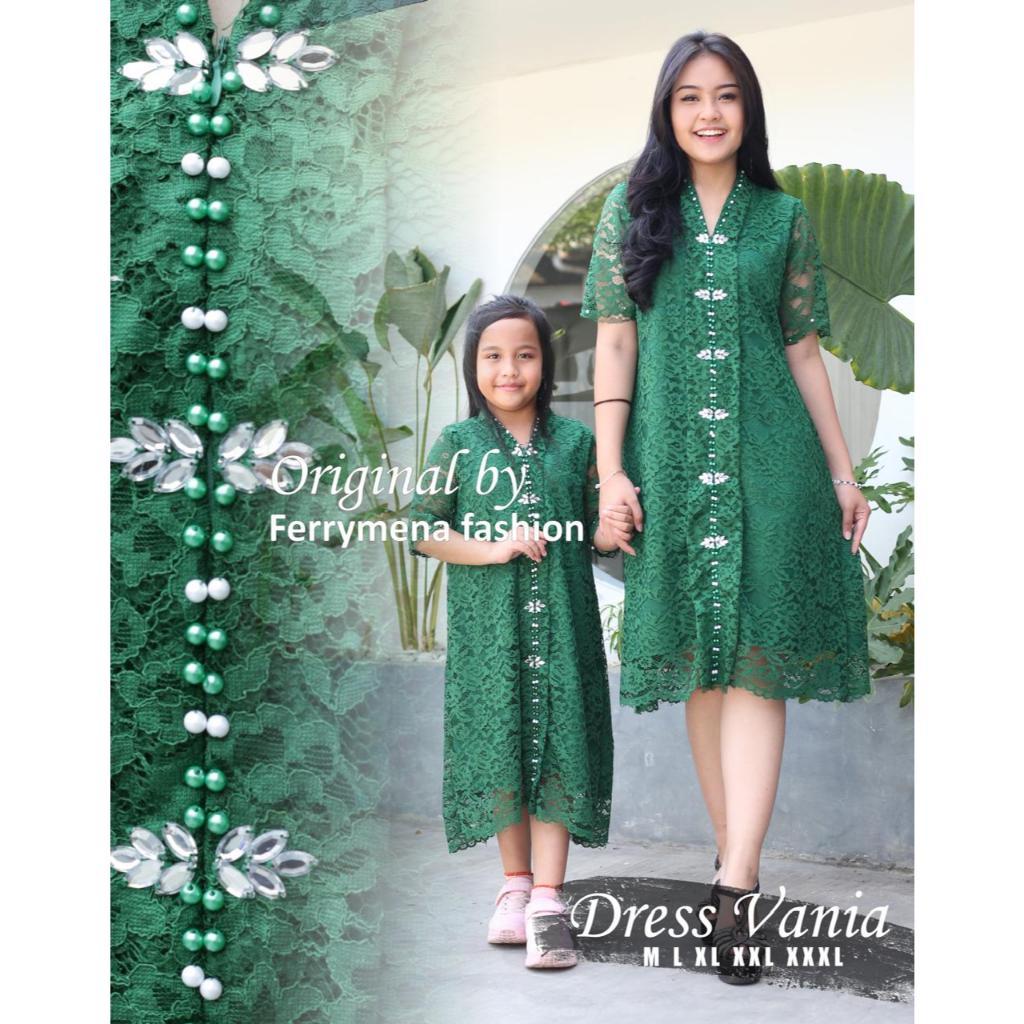 Galery_Batik Dres Couple Ibu dan Anak Perempuan / Setelan Baju Kondangan Couple / Kebaya Dres Couple