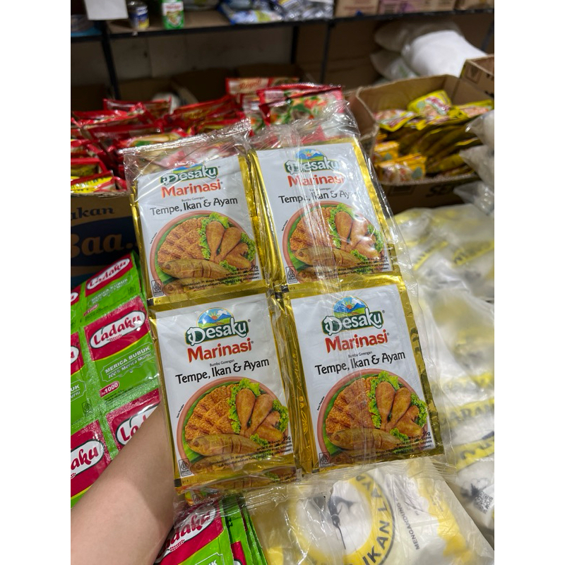 

Desaku Marinasi bumbu tempe ikan dan ayam 15 gr