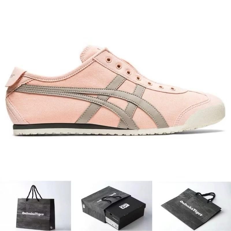 SEPATU ONITSUKA TIGER MEXICO 66 SLIP ON BREZE PINK