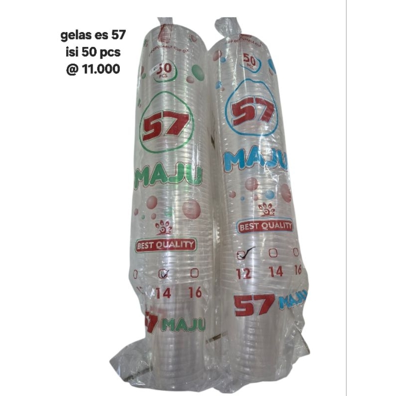 gelas es  buah 57