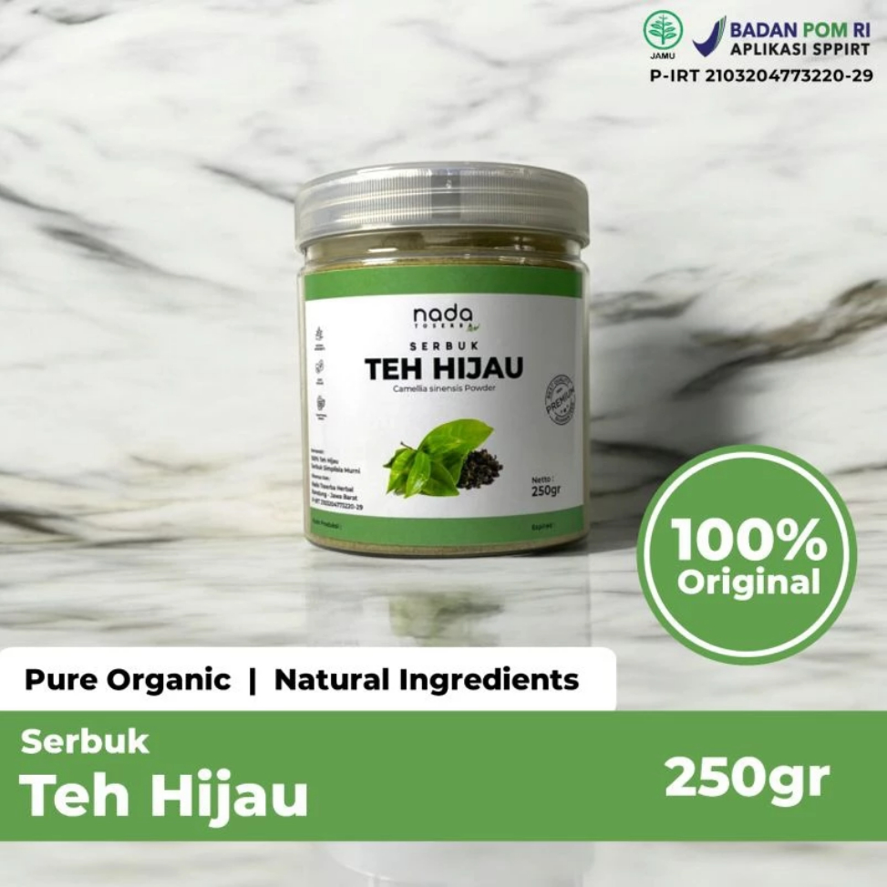 

TEH HIJAU / GREEN TEA Bubuk Premium | Herbal Diet Ampuh | 100gr & 250gr