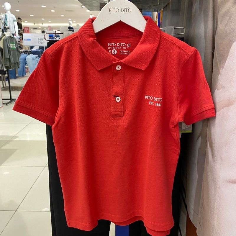 Pito Dito Baju Anak Laki Laki Polo Shirt Usia 4-14 Tahun