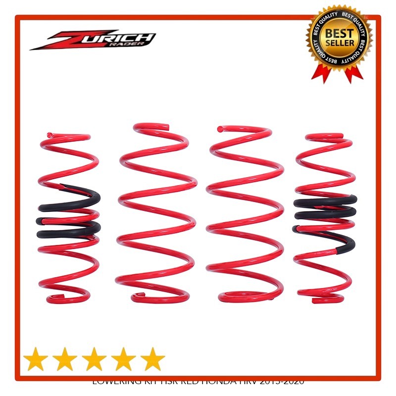 Per Ceper Mobil Hrv Lowering Kit Hsr Spring Red Untuk Honda Hrv 2015-2020