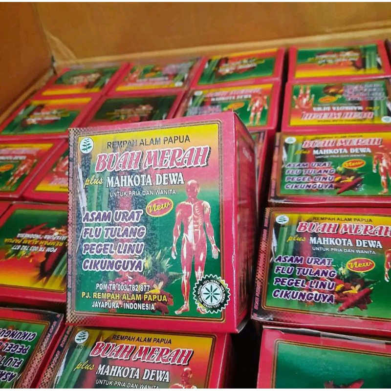 Buah Merah Serbuk Rempah Papua Mahkota Dewa Original