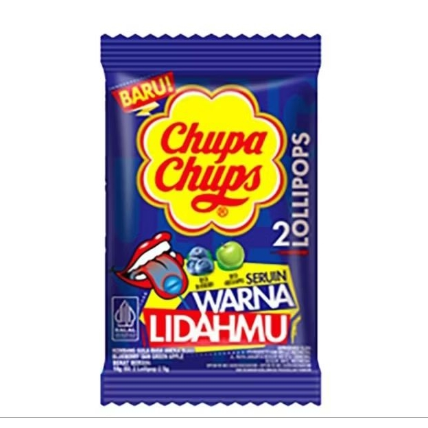 

Chupa Chups Lollipop Tongue Painter 2 x 9g Color Variety