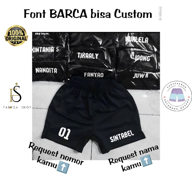 Celana Voli Custom Nama Nomor/ Request Nama dan Nomor/ Custom Nama Voli Cewek Cowok/ Custom Nama
