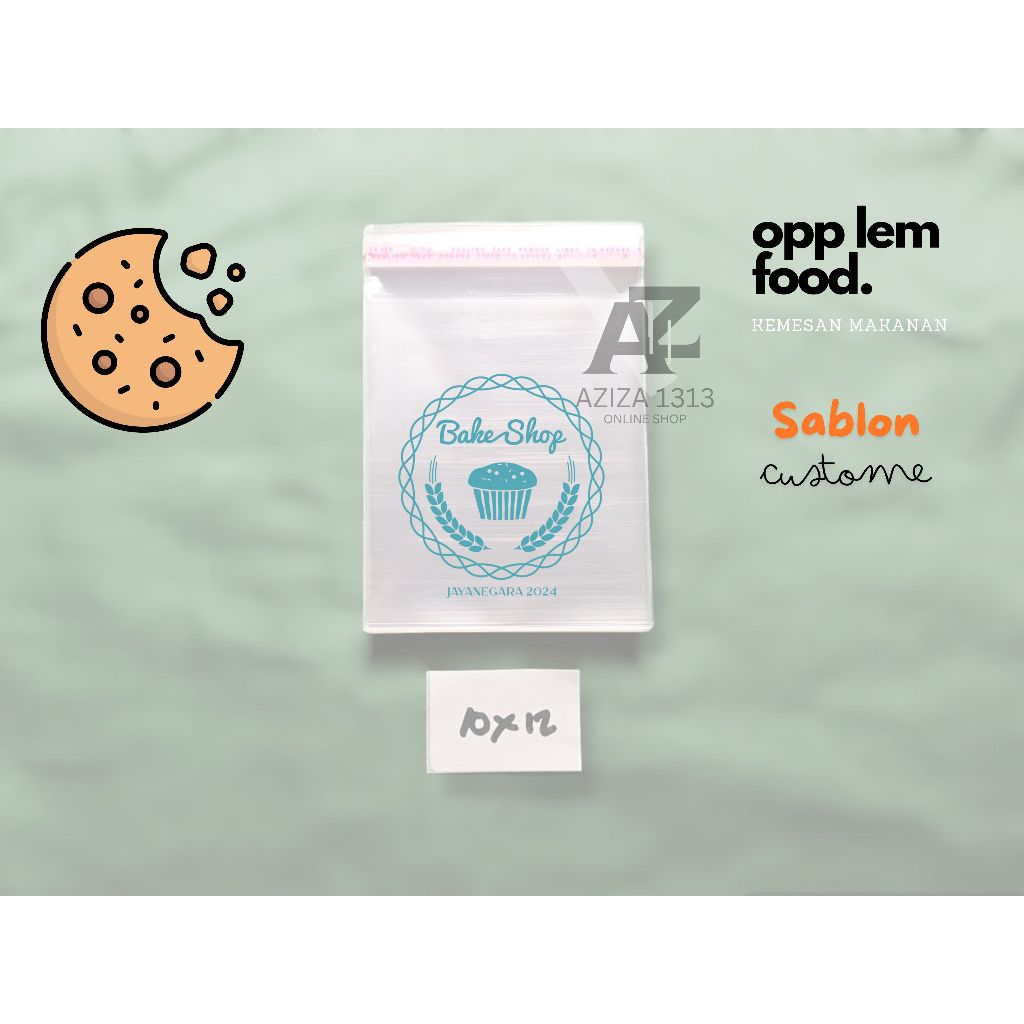 

Plastik opp sablon 10x12 - 10x10 - 10x15 & 10x30 logo customePlastik OPP lem Sablon Custome untuk 1 warna atau 2 warna Kwalitas Terbaik Garansi tidak kecewa!! ukuran : 10x12 & +3cm & 10x15 +3cm Tebal : 30micron 1 sisi 1 pack : -/+ 500 lbr HAR