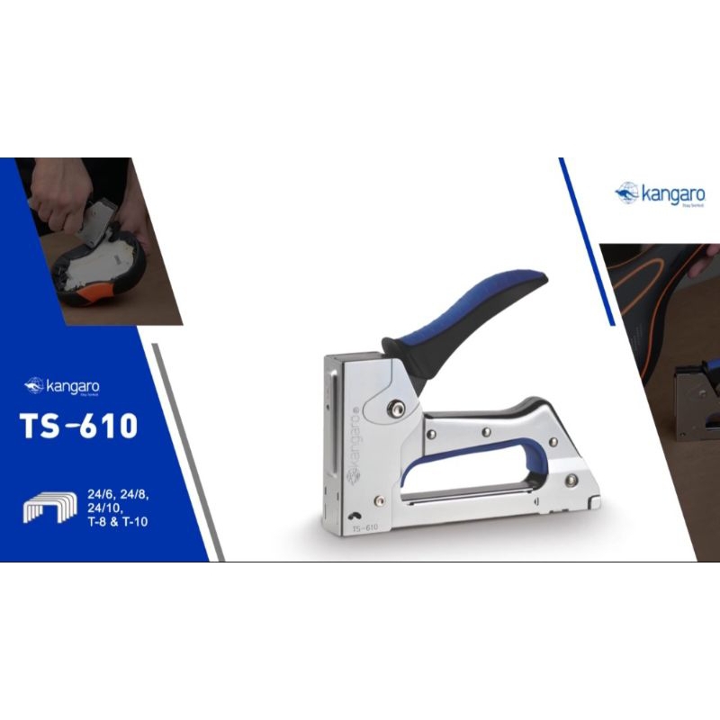 

Grosir Alat Stapler Tembak / Hekter / Guntacker Kangaro Besi TS-610/Z