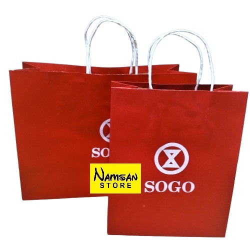 

Paper bag Sogo GM hampers tas kado hadiah ulang tahun