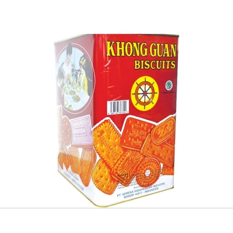

Khong Guan Biskuit Assorted Merah Kaleng 1600gr