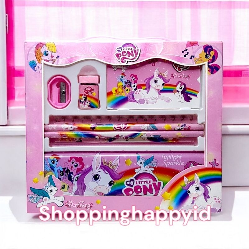 

Disney Stationery Study Set Anak Sekolah Spiderman Cars McQueen Unicorn Lol Hello Kitty Frozen My Little Pony Kotak Pensil Set Alat Tulis Kado Hadiah Penggaris Penghapus