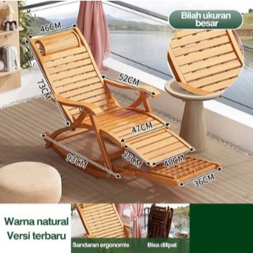 ( GARANSI 12 BULAN ) KURSI LIPAT GOYANG BAMBU KURSI GOYANG SANTAI KURSI MALAS KURSI GOYANG BULAT KUR