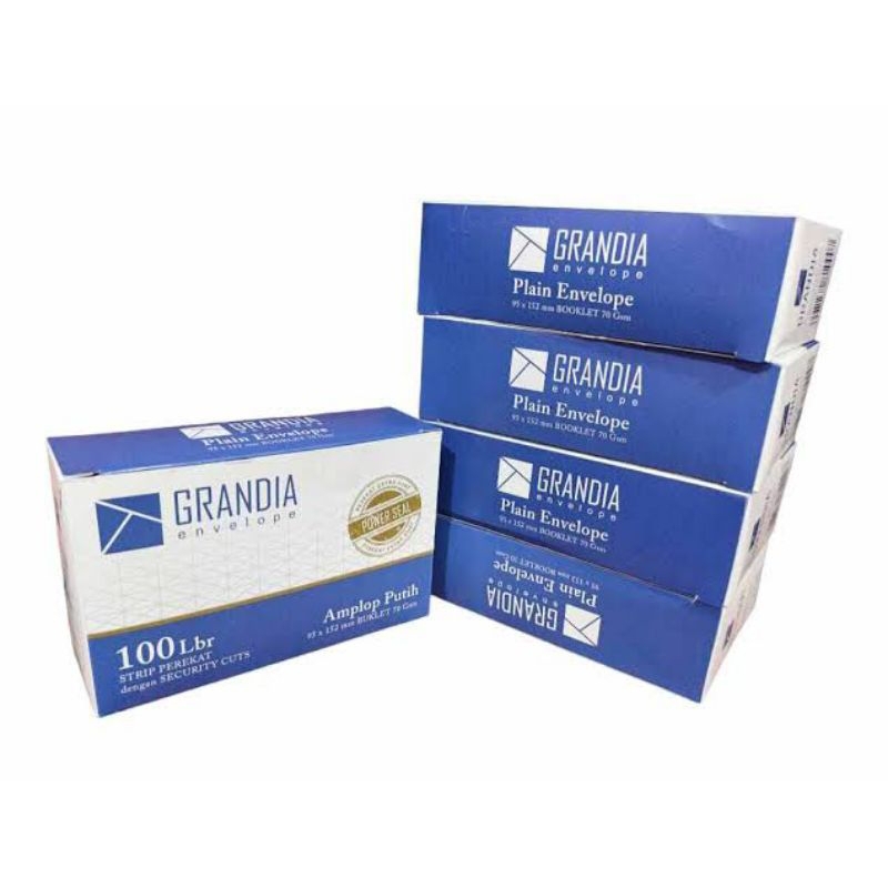 

Amplop Putih 104 Grandia Panjang Ukuran 95 x 152mm Isi 100 pcs