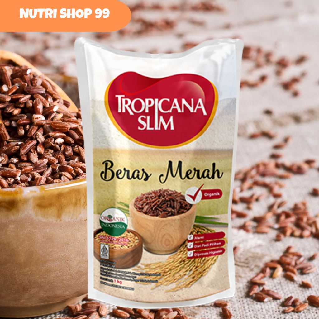 

Tropicana Slim BERAS MERAH 1KG Beras Diet Makanan Sehat