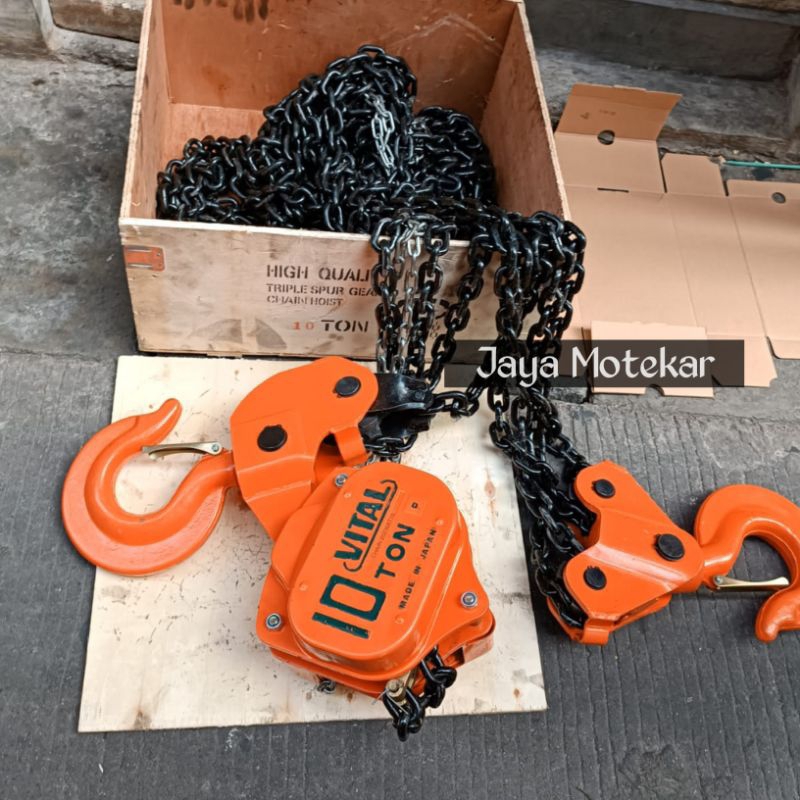 Chain Block / Takel 10 Ton 7 Meter VITAL