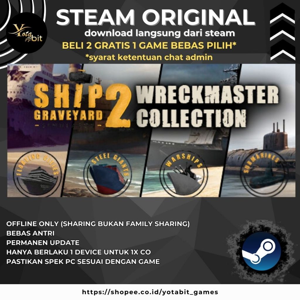 Ship Graveyard Simulator 2 Wreckmaster Collection PC Sharing Original Offline