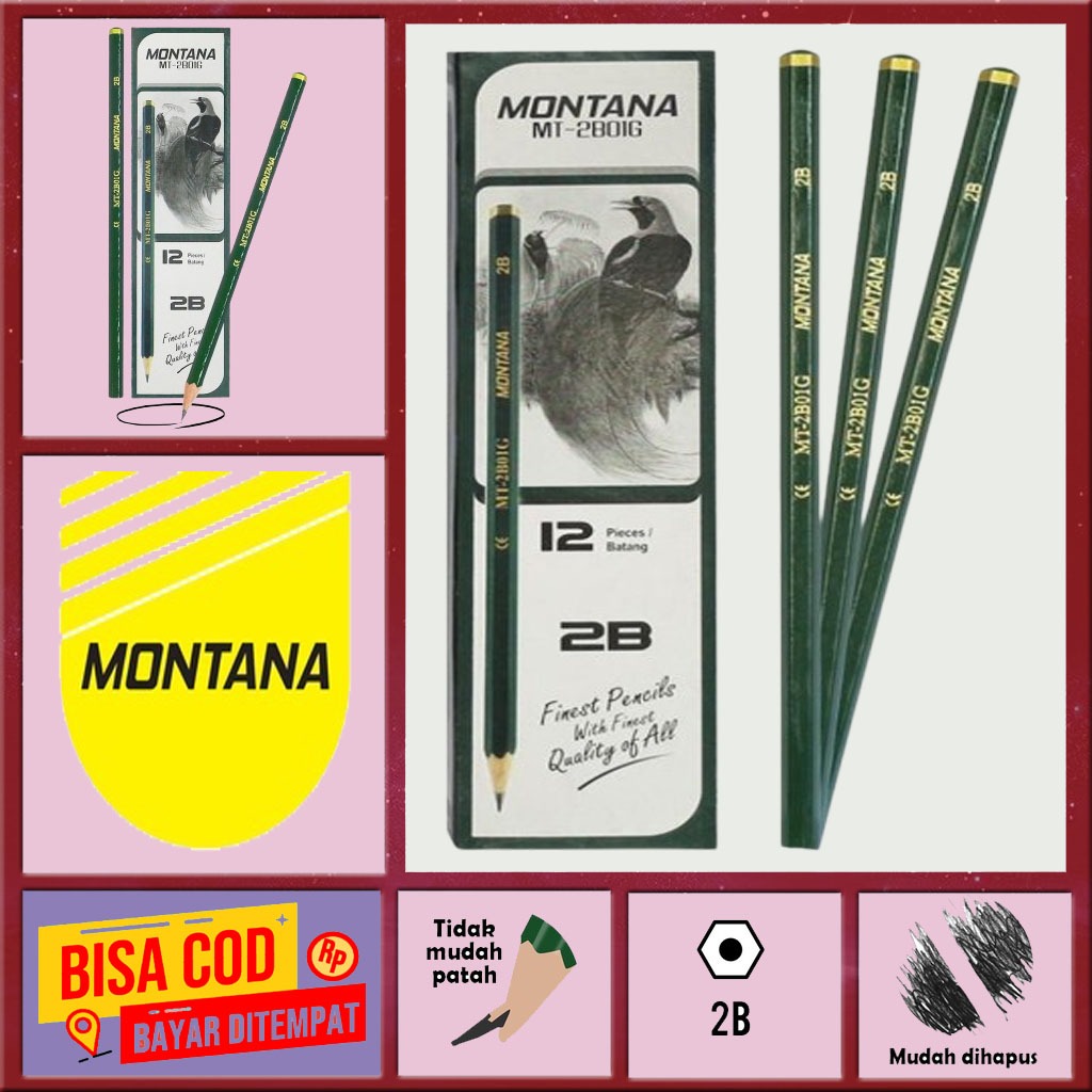 

Pensil 2B Montana Lulus Uji Komputer