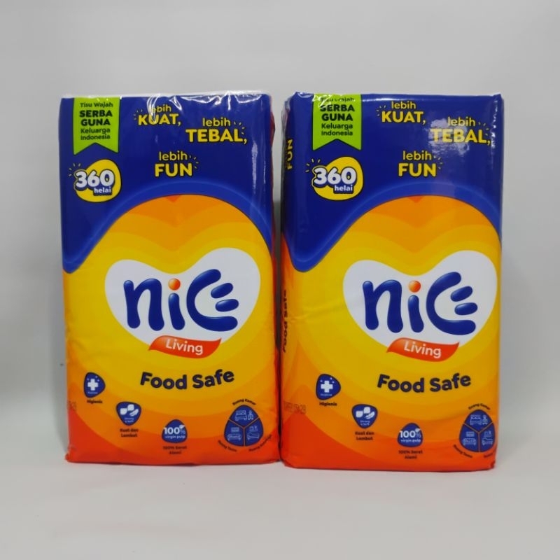 TISU WAJAH TISU SERBAGUNA NICE 180 HELAI 2 PLAY