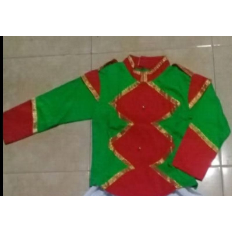baju drumband atasan tk