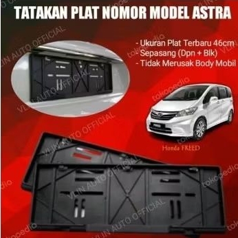 Tatakan / Dudukan Plat Nomor Mobil Honda Freed