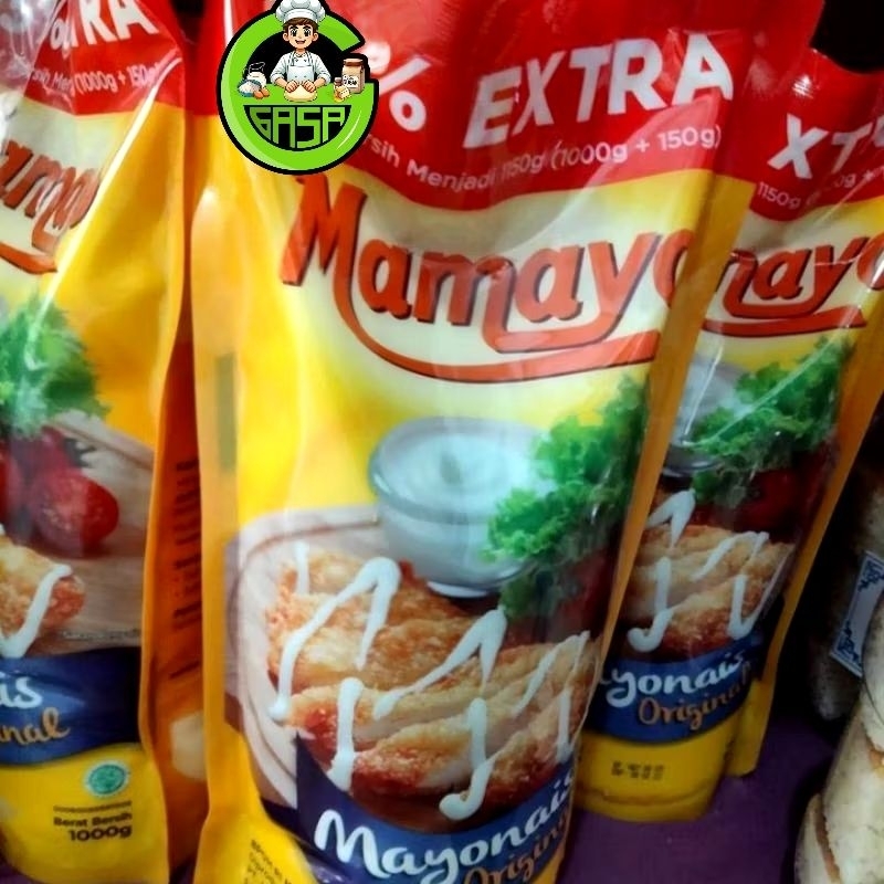 

Mayonaise MAMAYO ORIGINAL 1kg/mayones/mayonnaise MAMAYO 1kg/saos saus mayonaise manis