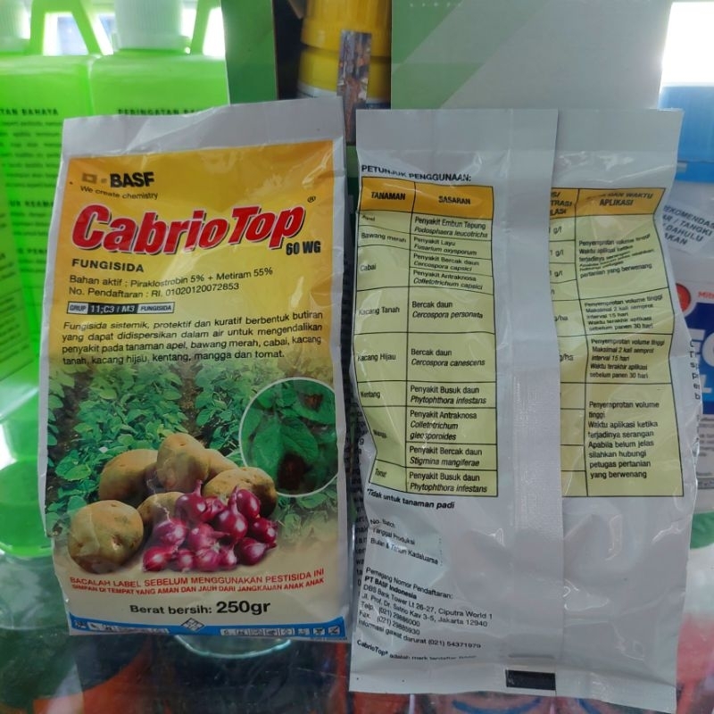 FUNGISIDA Cabrio Top 60 WG - 250 gr