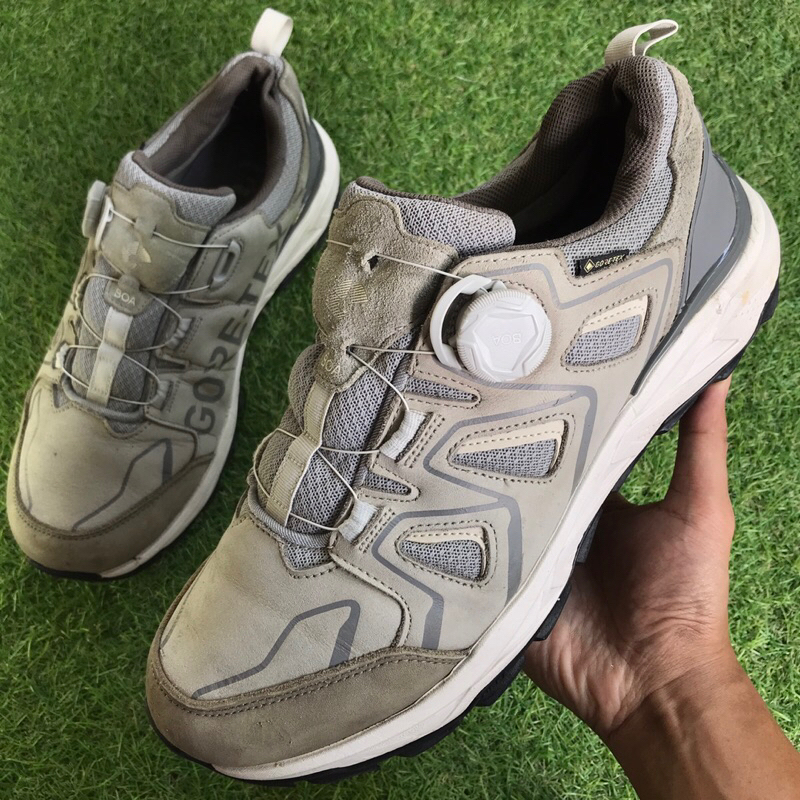 NEPA Boa System Goretex Grey Leather size 44 Hiking Shoes preloved