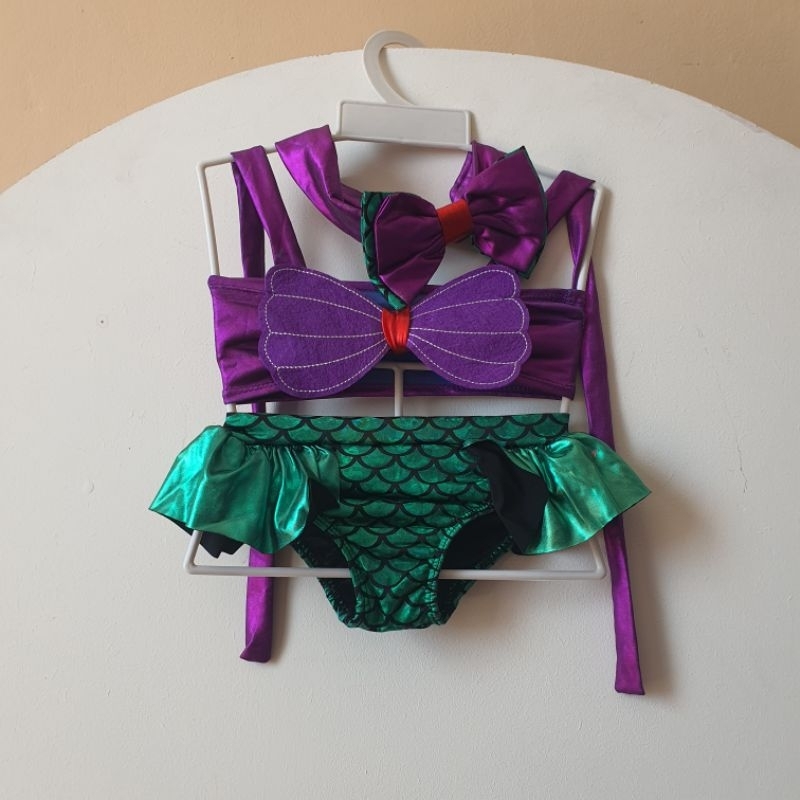 Mermaid Swimsuit Swimwear Baju Renang Bayi Berenang Preloved Baby Girl Anak Perempuan 0-3 bulan
