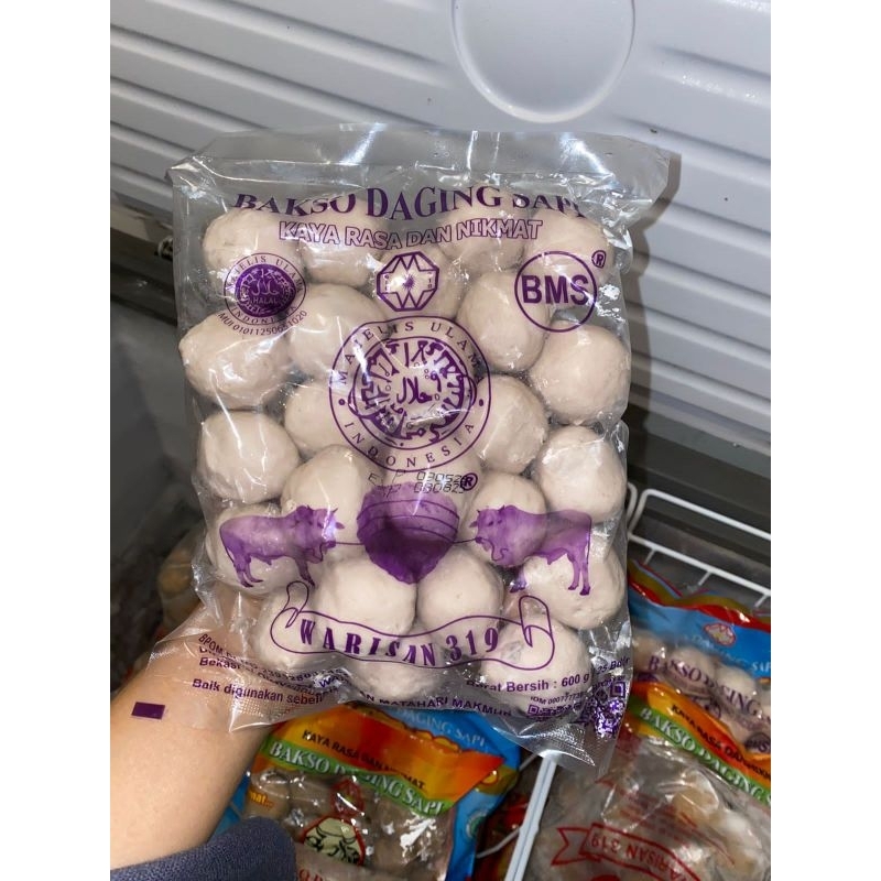 

BAKSO WARISAN BMS/UNGU 25 Berat 600gr