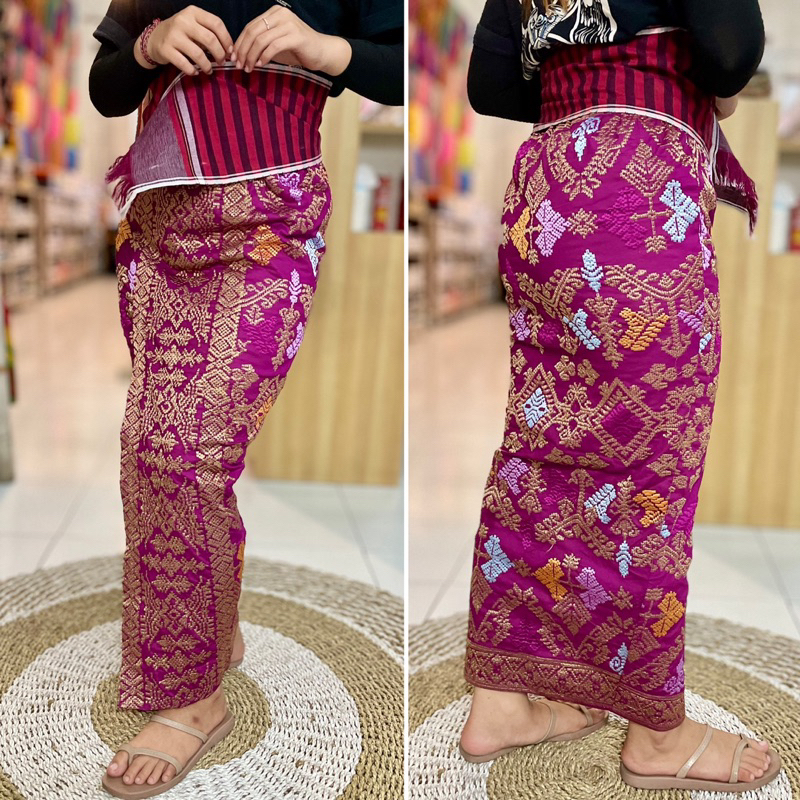 Kamen Jadi Bordir/Kamen Bordir Songket/Kamen Jadi Bordir Premium/Kamen Jadi Bordir Songket Bali