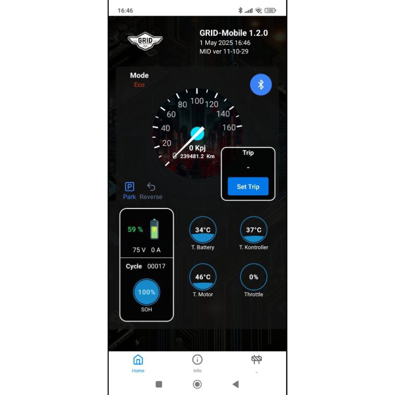 Batre ori Motor Listrik Gesits