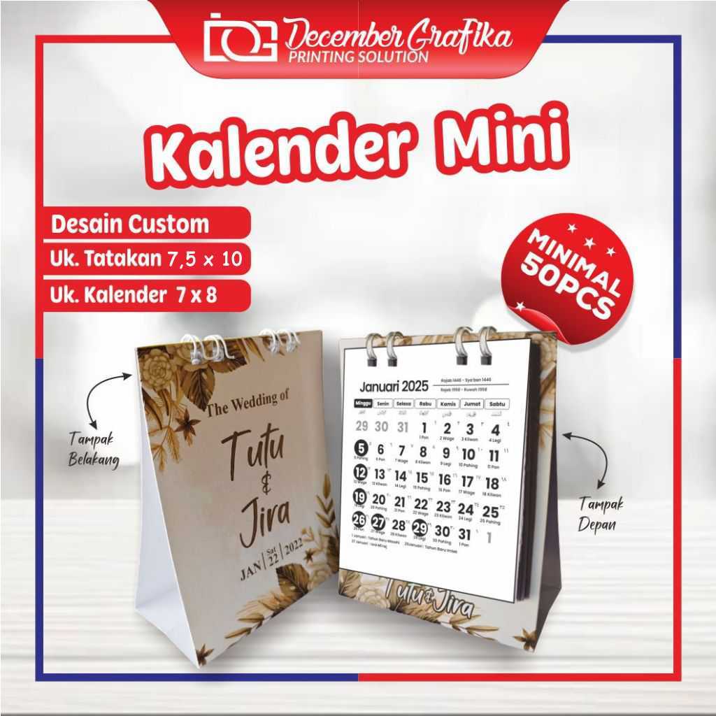 

SOUVENIR KALENDER MINI 2025/2026 ISTIMEWA