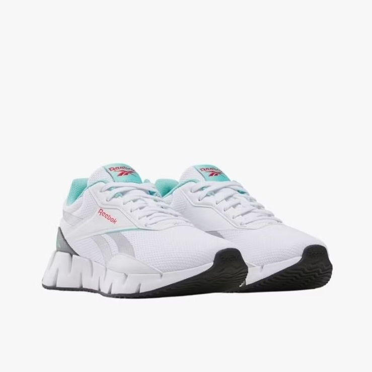 Promo Reebok Zig Dynamica Str Women'S Running Shoes - White Turquoise