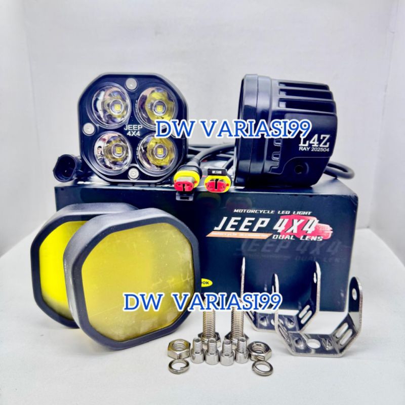 Lampu Tembak Sorot Led Cree L4Z 4mata 60WATT Sepasang