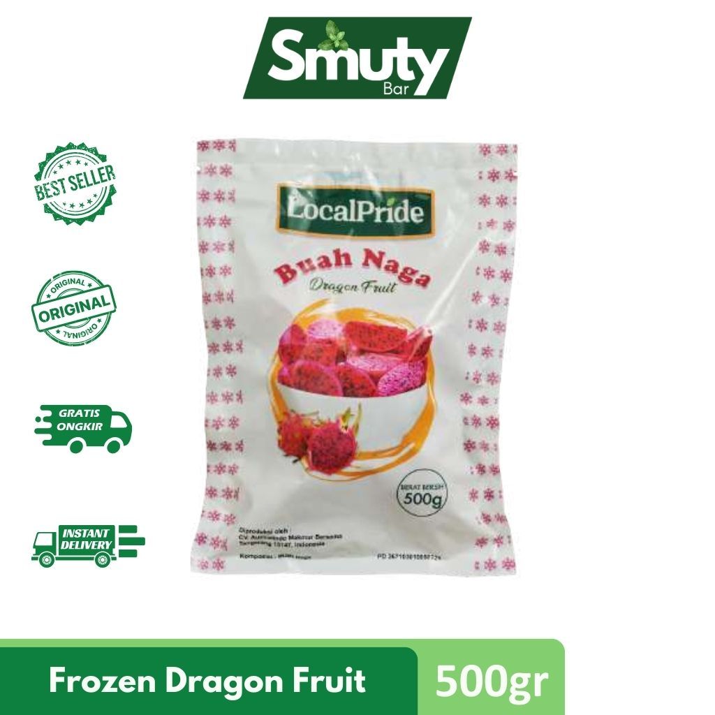 

Local Pride Frozen Dragon Fruit / Buah Naga Beku 500gr