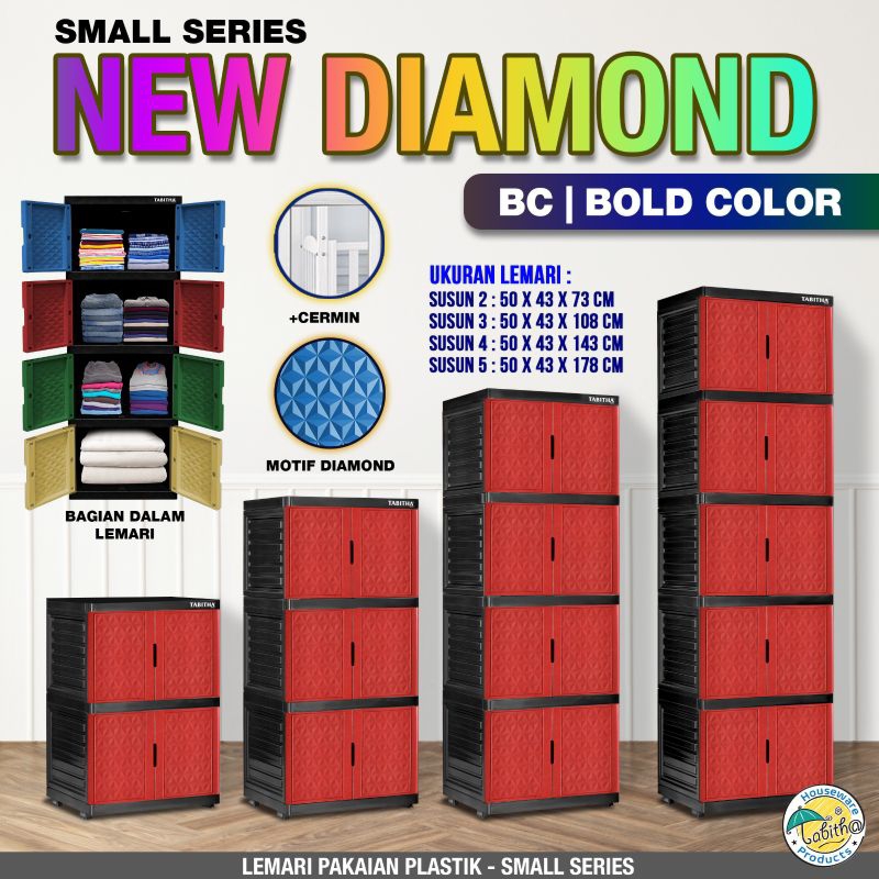 lemari plastik tabitha susun 3
