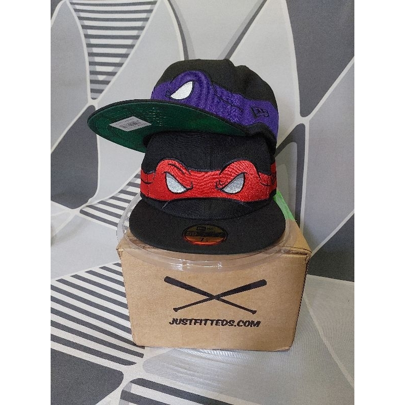 2 topi New Era x Justfitted x Turtle Ninja sized 7⅝