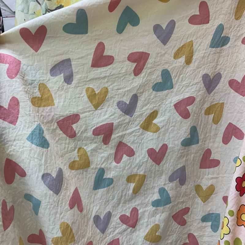 Kain katun Muslin - bahan katun premium- kain katun motif - bahan cotton muslin - kain bahan motif L