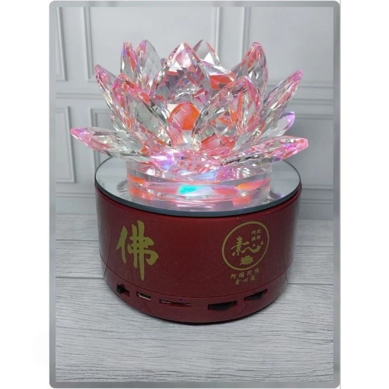 Radio lagu sembahyang teratai kristal crystal super premium