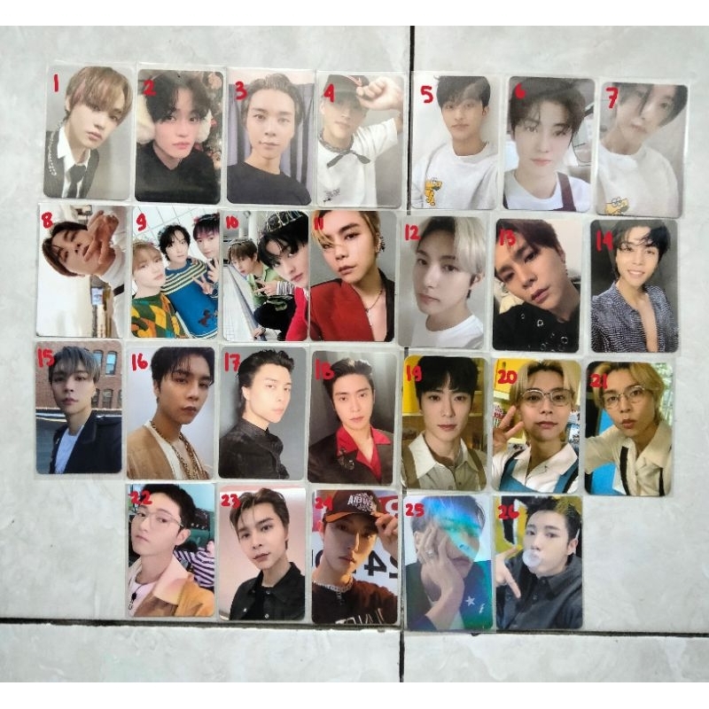 READY PHOTOCARD NCT 127 NCT DREAM WAYV CHRISTMAS CAFE FAVORITE MUMO JAPAN