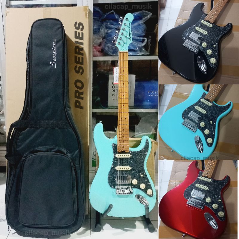 GITAR ELEKTRIK SCORPION PRO 20 STRATOCASTER GITAR SCORPION PRO SERIES