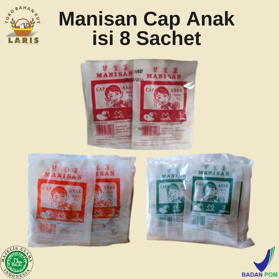 

MANISAN MANGGA CAP ANAK ISI 8 SACHET