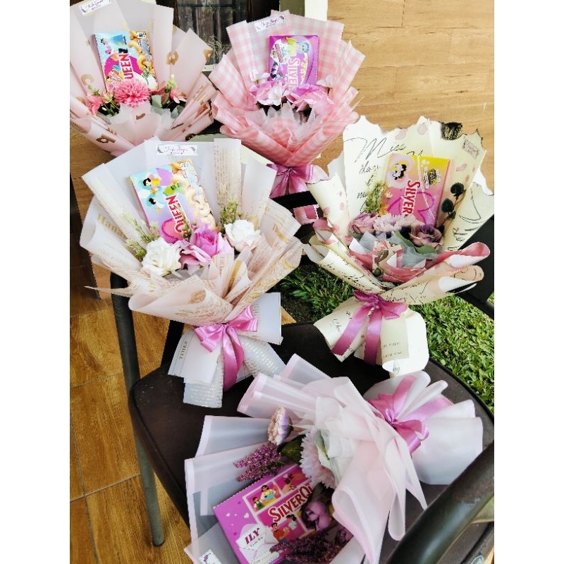

buket / buket coklat / buket Silverqueen / buket coklat Silverqueen /