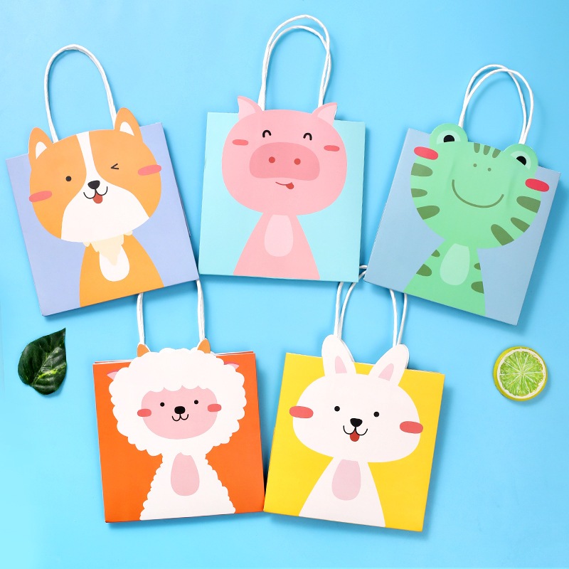 

Paper Bag Tas Souvenir Animal Farm (15x15cm) Kantong Kertas Goodie Ultah Birthday Anak Paperbag